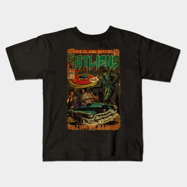 VINTAGE ATLIENS HEADLAND AND DELOWE Kids T-Shirt by pinkcomics